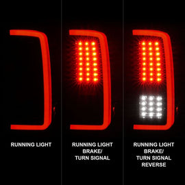 ANZO USA LED Tail Light Assembly for 2008-2013 Chevrolet Silverado 1500 (311381)