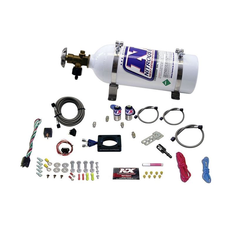 Nitrous Express 13-16 Dodge Dart 1.4L Turbo Nitrous Plate Kit (35-100HP) w/5lb Bottle (20941-05)