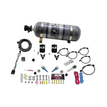 Load image into Gallery viewer, Nitrous Express Dual Nozzle Sport Compact Nitrous Kit (35-50-75HP) w/12lb Bottle (20616-12)