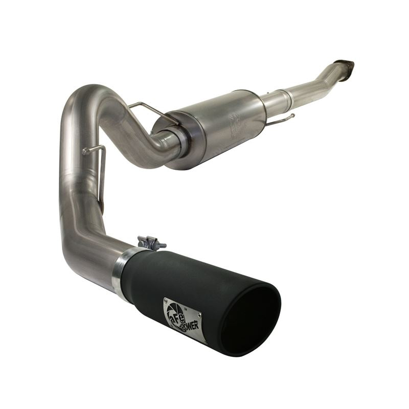 aFe MACH Force-Xp 4 IN Stainless Steel Cat-Back Exhaust System w/Black Tip (49-43041-B)