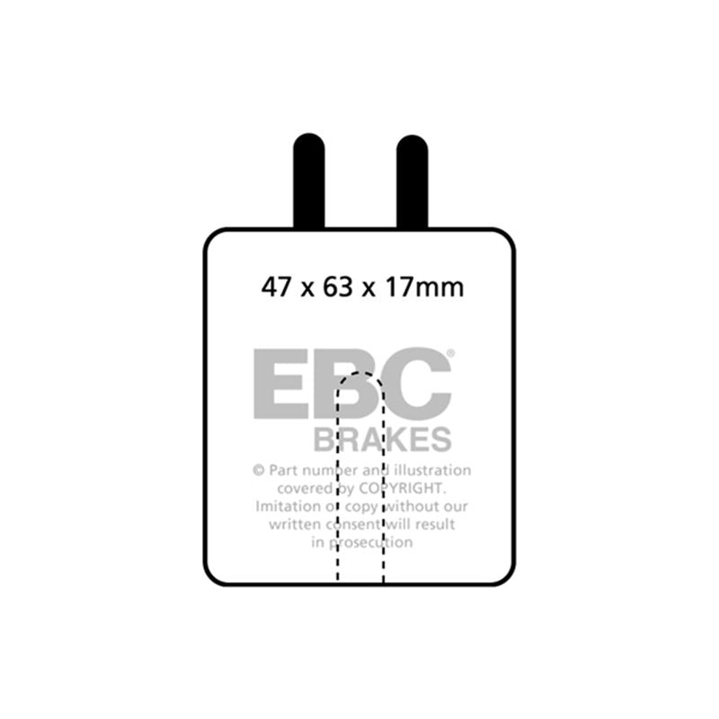 EBC Greenstuff 2000 Series Sport Brake Pads (DP2120)