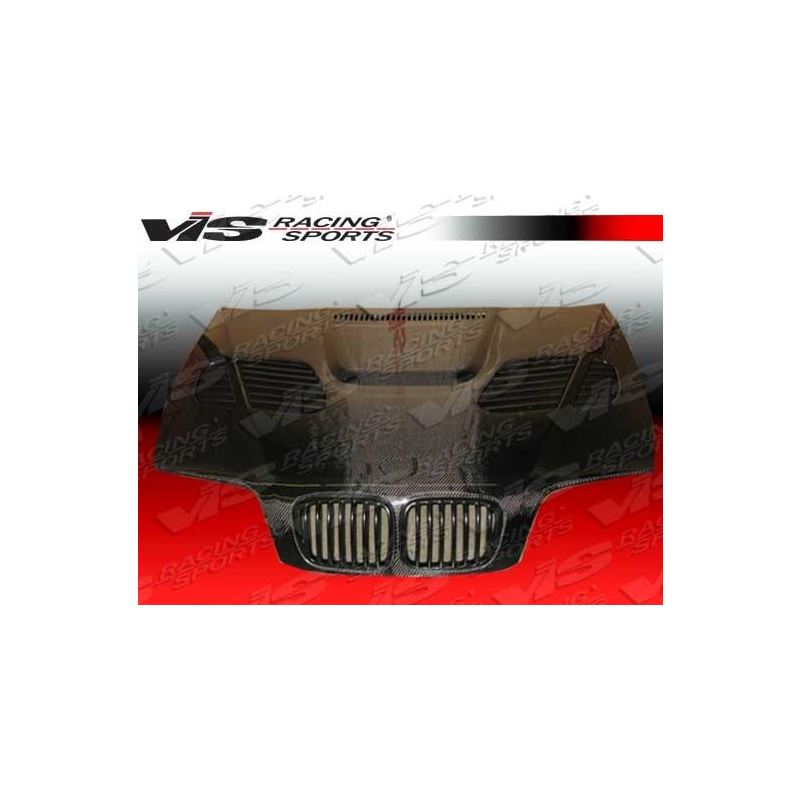 VIS Racing GTR Style Black Carbon Fiber Hood (99BME464DGTR-010C)