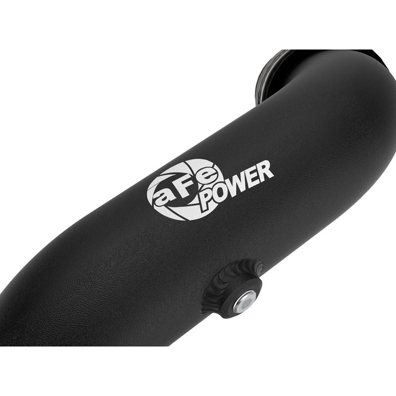 aFe Power Bladerunner 2-1/4 IN Aluminum Hot Charge Pipe Black - Black for 20-23 Ford Explorer/Explorer ST (46-20658-B)