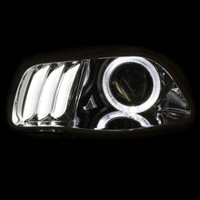 Load image into Gallery viewer, ANZO USA 2014-2016 Jeep Cherokee Projector Headlights Chrome clear w/ white and Red (111354)