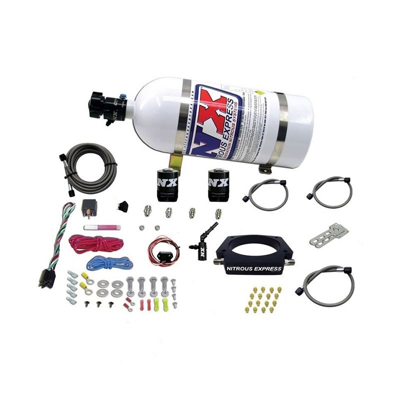 Nitrous Express 2014+ Chevrolet Corvette C7 Nitrous Plate Kit (50-300HP) w/10lb Bottle (20938-10)