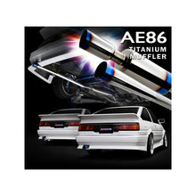 Load image into Gallery viewer, FULL TITANIUM MUFFLER KIT EXPREME Ti AE86 TYPE-S (TB6090-TY01B)