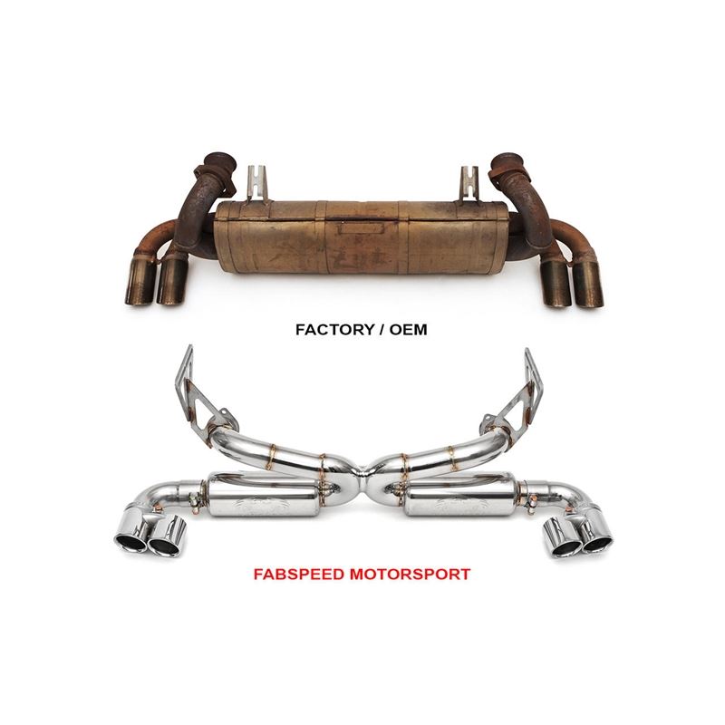 Fabspeed Ferrari 348 Supersport X-Pipe Exhaust System (FS.FER.348.SSXP)