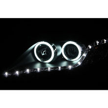 Load image into Gallery viewer, ANZO USA 2010-2011 Toyota Camry Projector Headlights w/ Halo Black (CCFL) (121442)