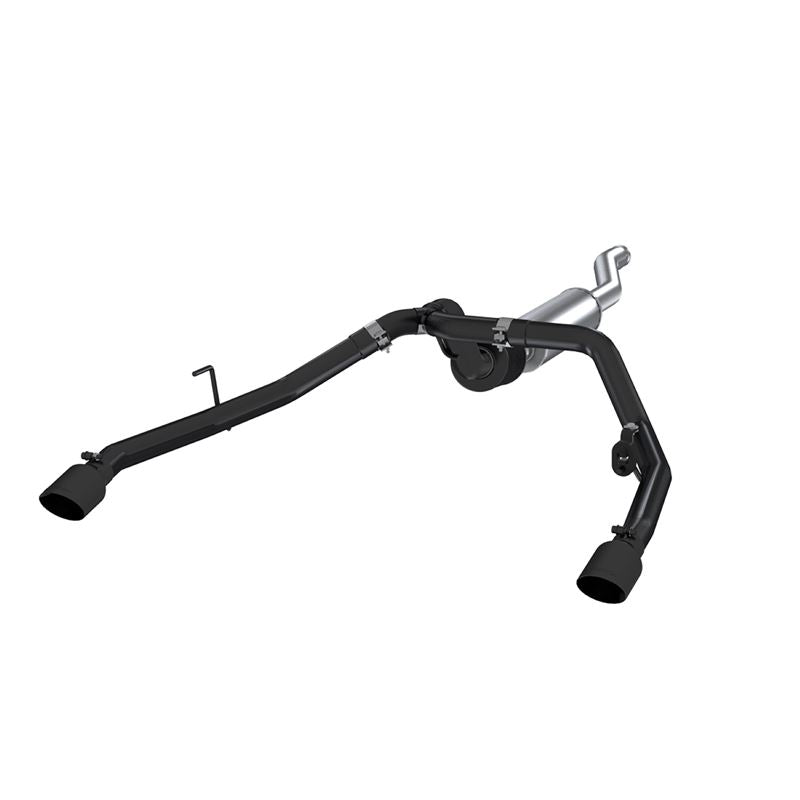 MBRP Exhaust 2.5" Cat Back, Dual Rear Exit, Black Coated (S5538BLK)