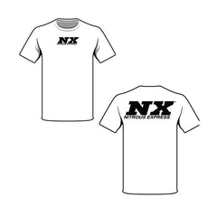 Nitrous Express XXX-LARGE WHITE T-SHIRT W/ BLACK NX (16517) – JM