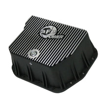 Load image into Gallery viewer, aFe Power Transmission Pan Black w/ Machined Fins (46-70052)