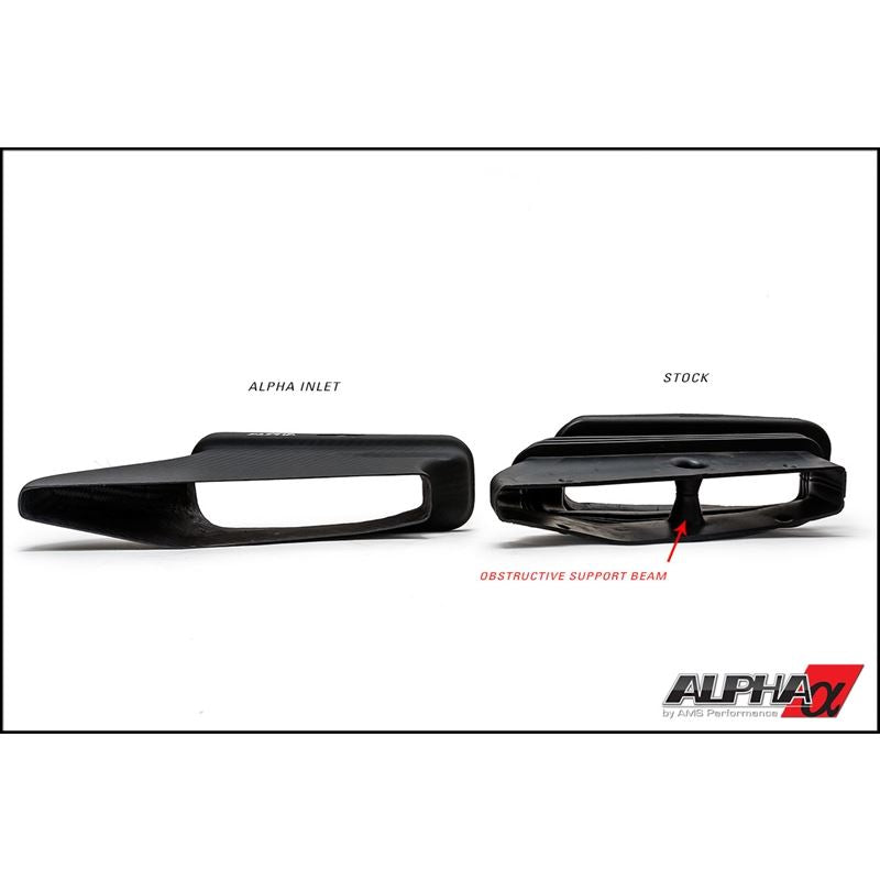 AMS Performance Mercedes-Benz 2.0L M133 AMG Carbon Fiber Cold Air Inlet Duct & Air Box Lid (ALP.19.08.0003-1)