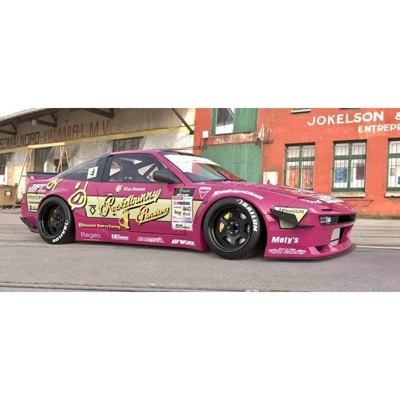 GReddy PANDEM 180SX Hatchback V3 Widebody Aero Kit with Wing (66920360)