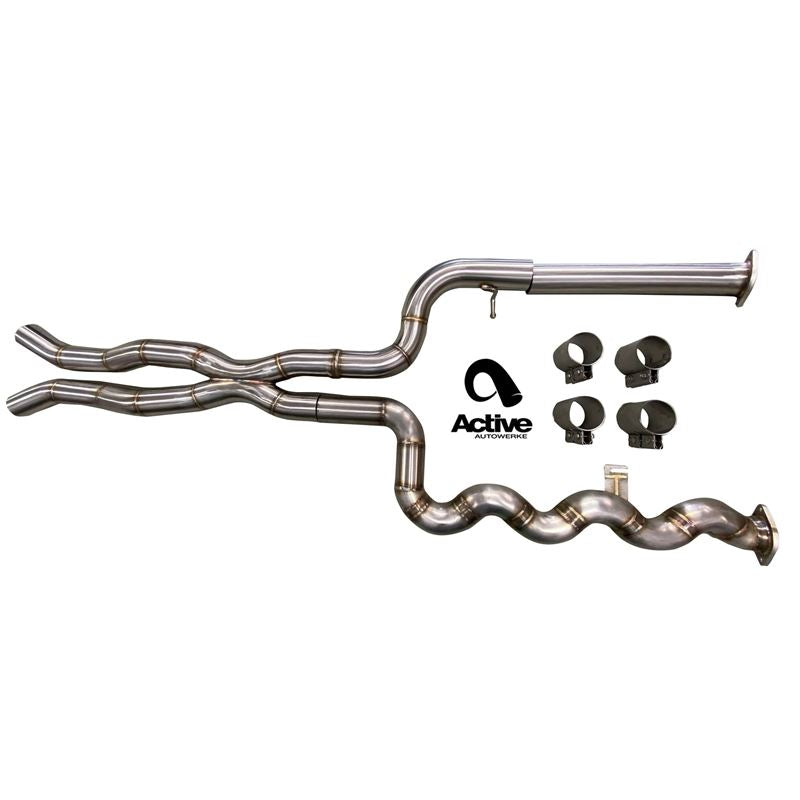 Active Autowerke G80/G82 M3/M4 Signature Equal Length mid - pipe with G - brace (11-114)