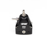 Deatschwerks DWR1000iL in-line adjustable fuel pressure regulator, universal fitment - black (6-1001-FRB)