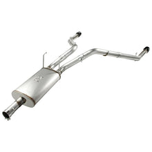 Load image into Gallery viewer, aFe Mach Force-Xp 3 IN Cat-Back Exhaust System with Dual Gloss Black Tips (49-42013-B)