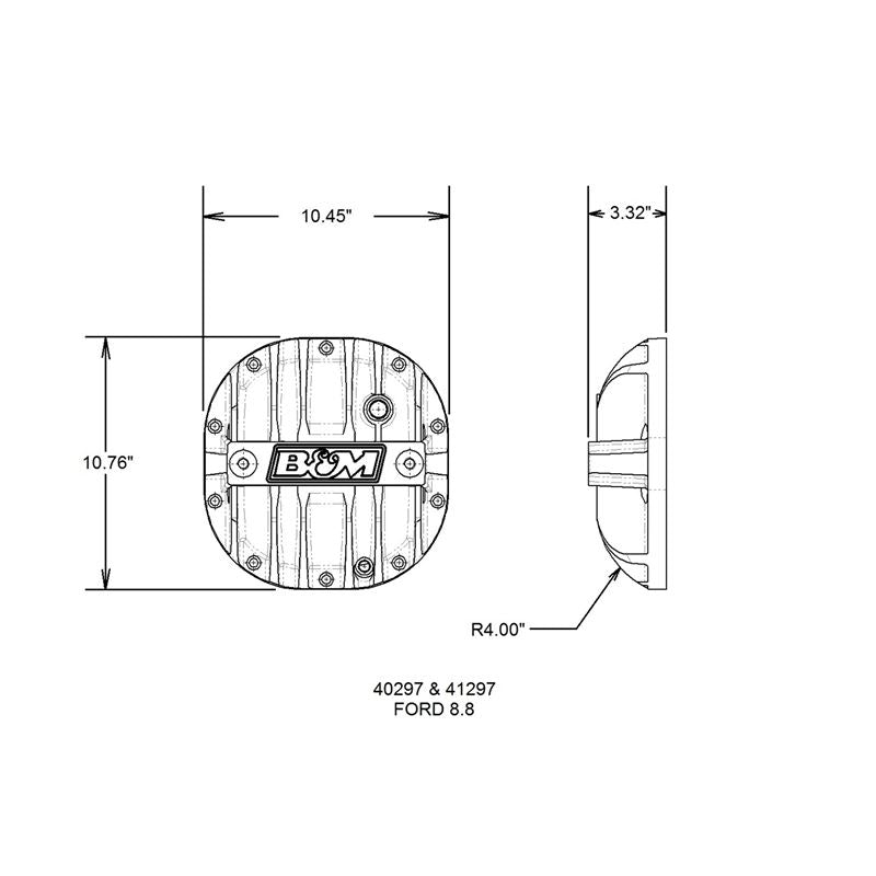 B&M Racing Differential Cover (41297)