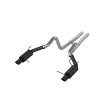 Load image into Gallery viewer, MBRP Exhaust 3in. Cat Back Dual Split Rear Street Version 4in. tips Black (S7258BLK)