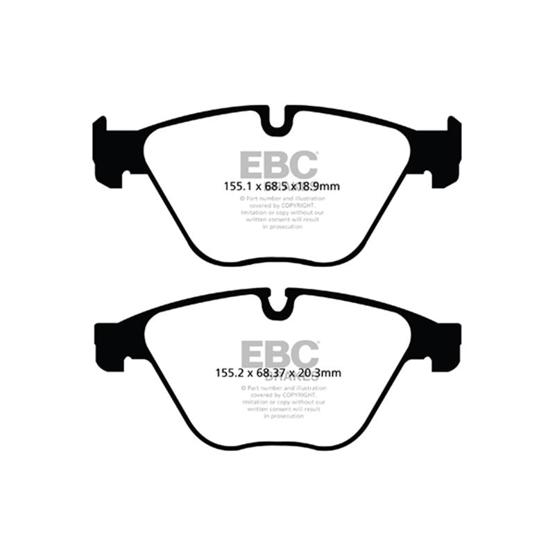 EBC Redstuff Ceramic Low Dust Brake Pads (DP32103C)