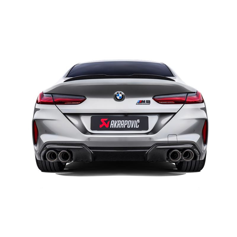 Akrapovic Evolution Line Cat Back(Titanium) w/Carbon Tips for 2020-2021 BMW M8(S-BM/T/25)