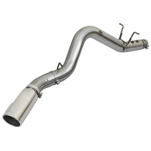 Load image into Gallery viewer, aFe Large Bore-HD 4 IN 409 Stainless Steel DPF-Back Exhaust System w/Polished Tip (49-44085-P)