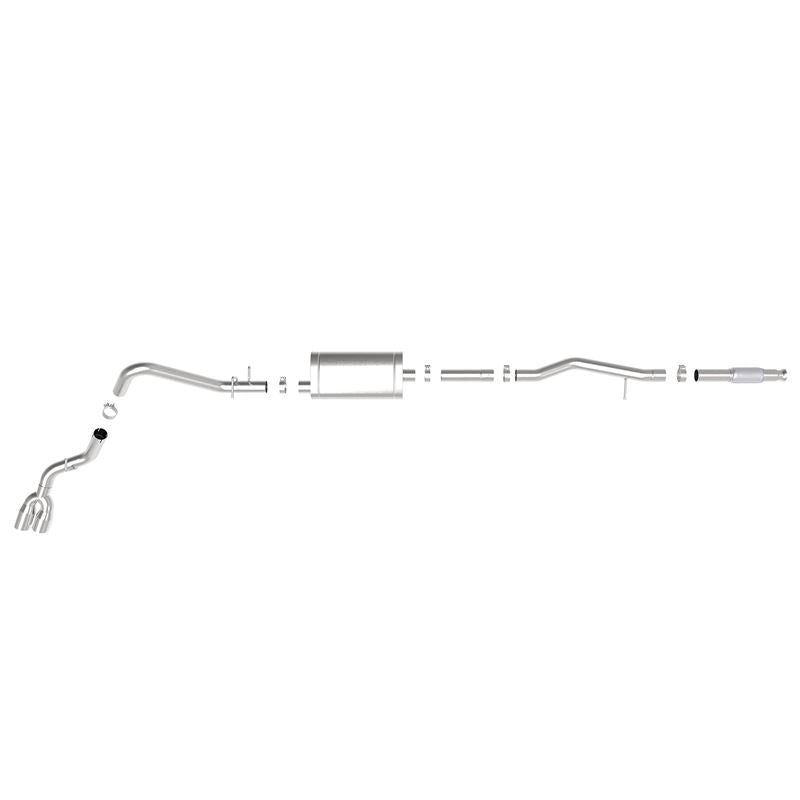 aFe Vulcan Series 3 IN 304 Stainless Steel Cat-Back Exhaust System w/ Polished Tips (49-34106-P)