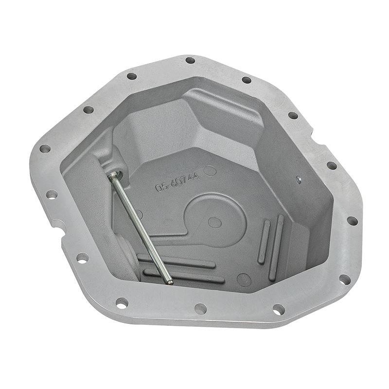 aFe Street Series Rear Differential Cover Black w/ Machined Fins w/ Gear Oil (46-70380)