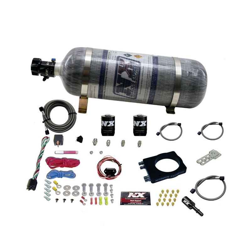 Nitrous Express Dodge Hemi Nitrous Plate Kit (50-400HP) w/12lb Composite Bottle (20944-12)