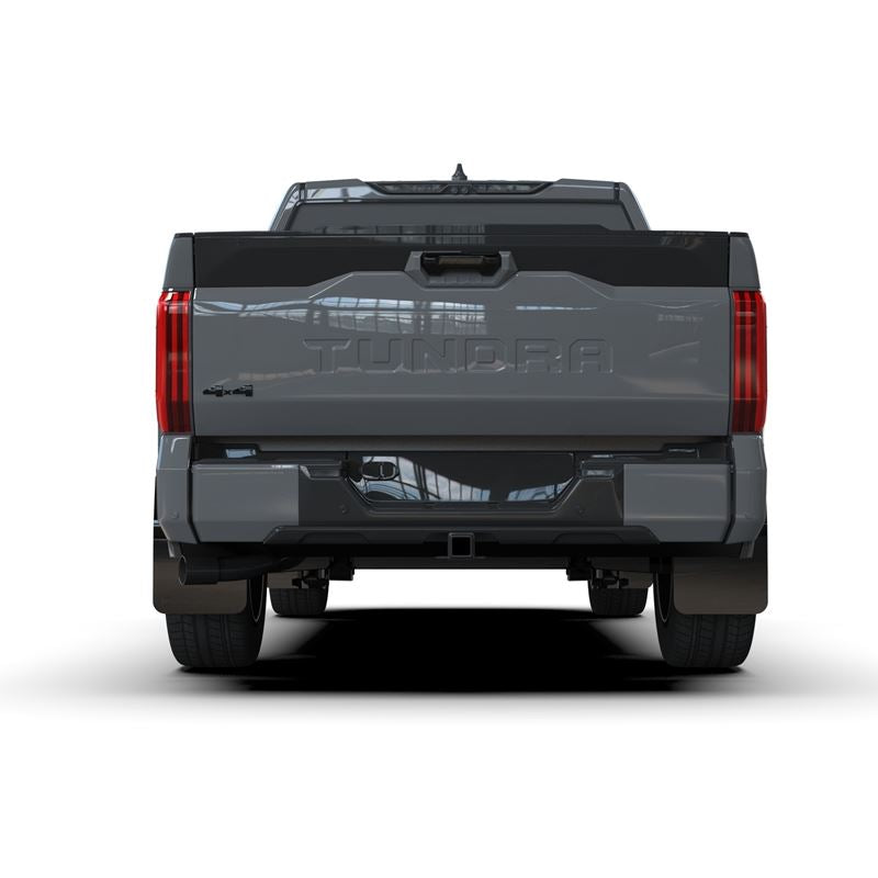 Rally Armor Black Mud Flap/Metallic Black Logo for 2022-24 Toyota Tundra (MF110-UR-BLK-MBK)