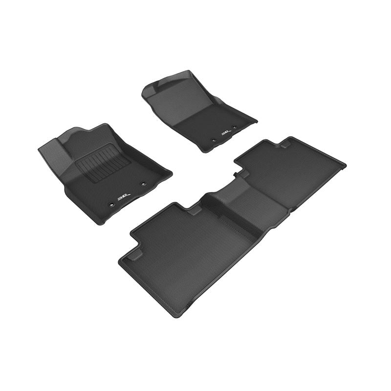 3D Maxpider KAGU Floor Mat, BLACK, 1ST ROW/2ND ROW (L1TY25001509)