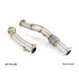 GTHAUS Meistershaft Down Pipe Section - cat elimination pipes (90 mm piping); Stainless Steel (BM5111003)