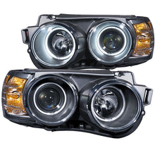 Load image into Gallery viewer, ANZO USA 2012-2015 Chevrolet Sonic Projector Headlights w/ Halo Black (CCFL) (121488)