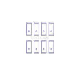 King Engine Bearings Connecting Rod Bearing Set for 1976-1978 Honda Accord (CR4463AM0.5)