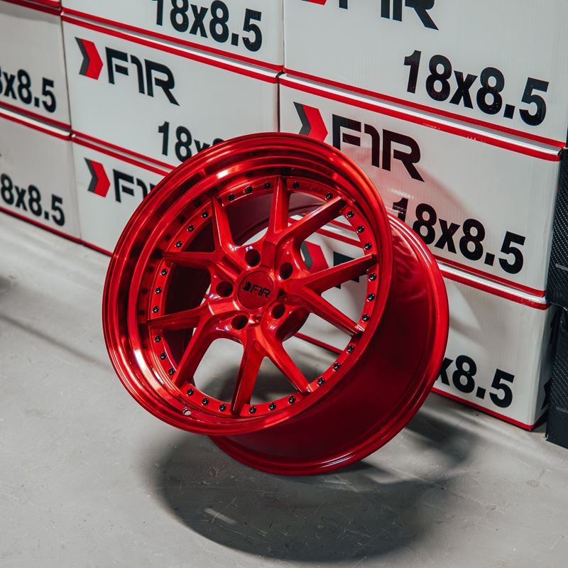 F1R F105 17x8.5 - Candy Red Wheel