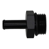 DeatschWerks 10AN ORB Male to 3/8in Male Barb Fitting - Anodized Matte Black(6-02-0514-B)