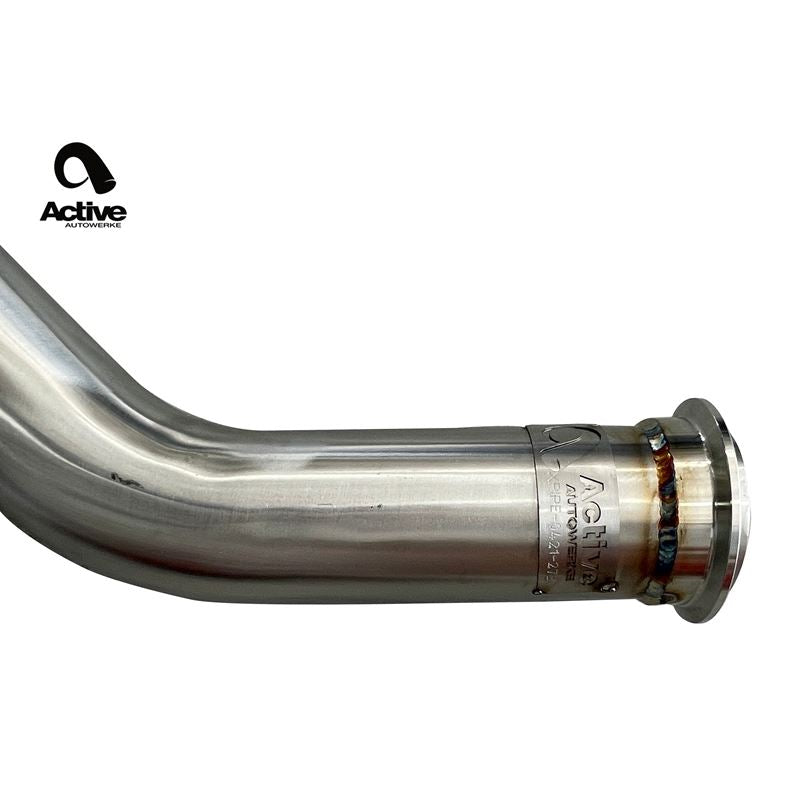 Active Autowerke X - Pipe Add - On Front Pipes W/ GESI G - Sport Cats - E9X M3 (11-083)