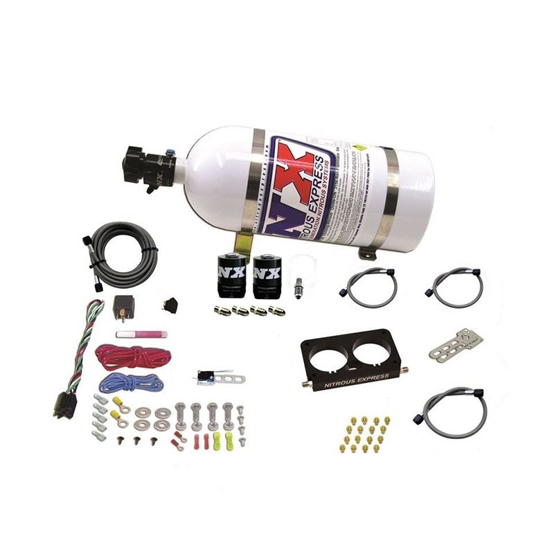 Nitrous Express 96-04 Ford Mustang Cobra/Mach 1 4 Valve (Stock TB) Nitrous Kit (50-300HP) w/o Bottle (20950D-00)