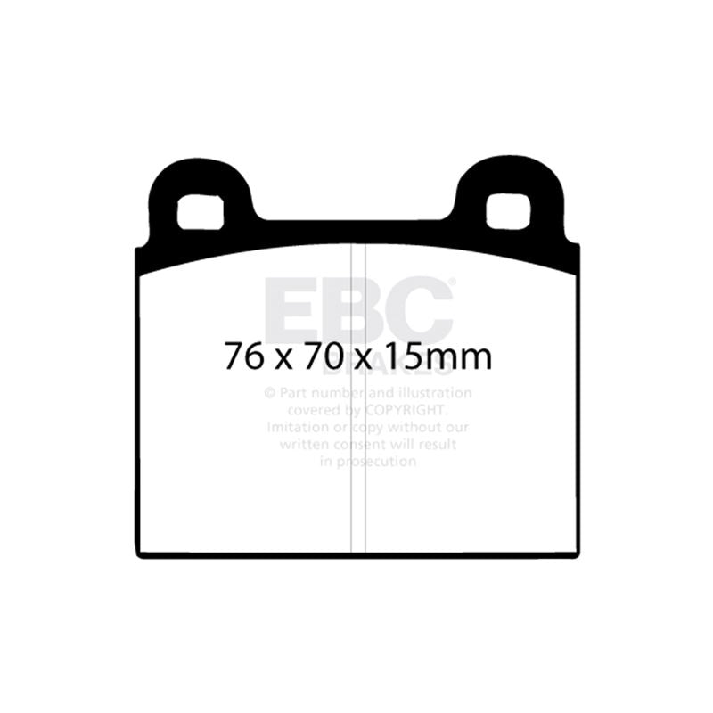 EBC Greenstuff 2000 Series Sport Brake Pads (DP2103)