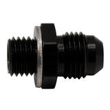 DeatschWerks 6AN Male Flare to M12 X 1.5 Male Metric Adapter (Incl Washer) - Anodized Matte Black(6-02-0613-B)