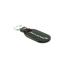 Load image into Gallery viewer, Fabspeed Mclaren Swoop and Text Carbon Fiber Keyring (FS.MCL.ST.CFKR)