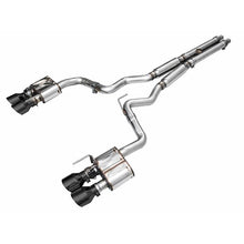 Load image into Gallery viewer, AWE SwitchPath Catback Exhaust w/ Quad Diamond Black Tips for 2024 Ford Mustang GT Fastback S650 RWD (3025-43650)