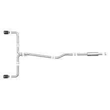 Load image into Gallery viewer, aFe Takeda 2-1/2 IN 304 Stainless Steel Cat-Back Exhaust System w/Black Tips (49-37015-B)