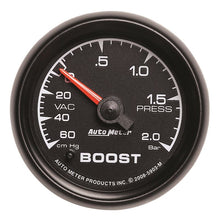 Load image into Gallery viewer, AutoMeter ES 52mm 60cm.Hg - 2.0 Bar Mechanical Boost/Vacuum Gauge (5903-M)