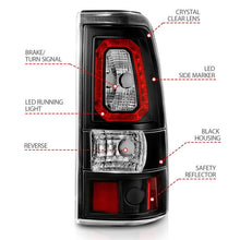 Load image into Gallery viewer, ANZO USA Tail Light Assembly, LED, Clear Lens, Black Housing, Pair, (311324)