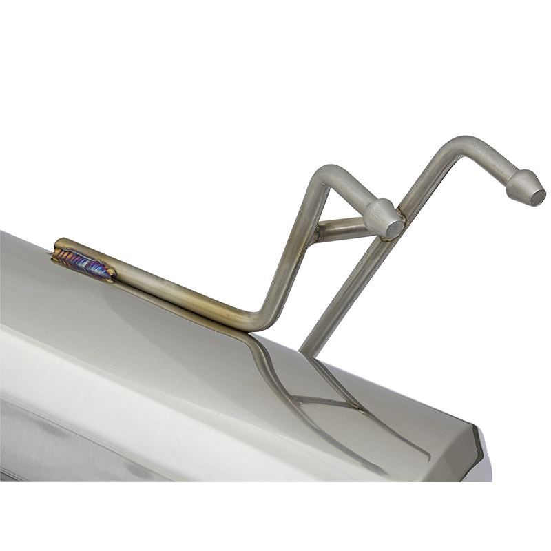 Takeda 304 Stainless Steel Cat-Back Exhaust w/ Blue Flame Tip (49-36615-L)