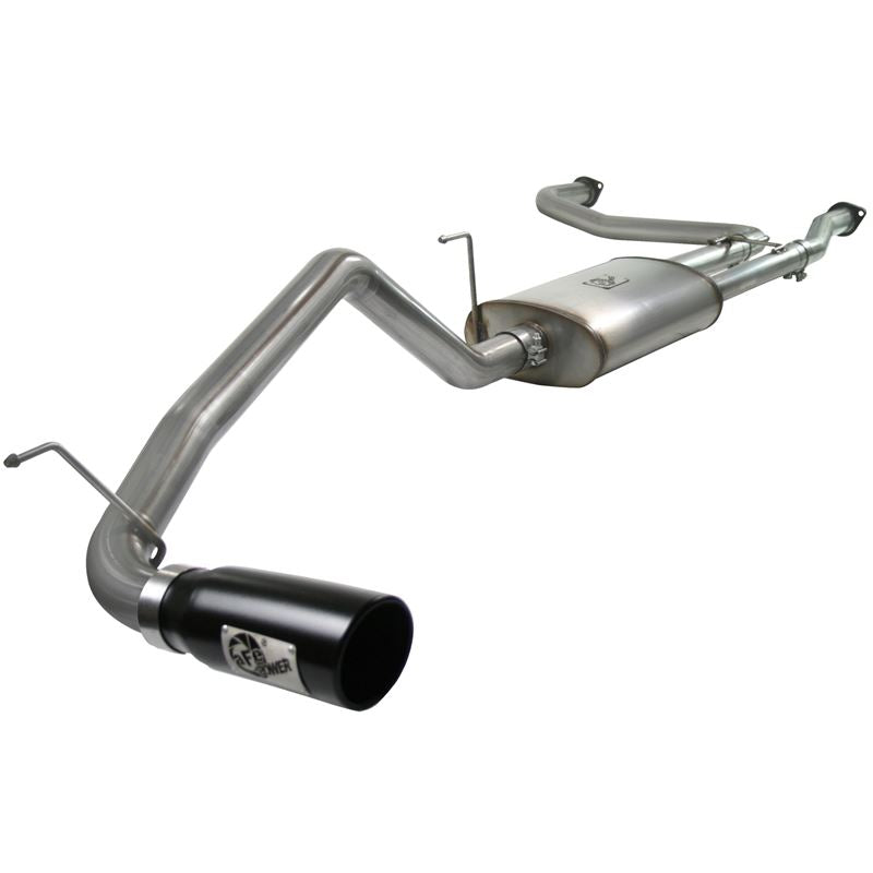 aFe MACH Force-Xp 2-1/2 IN to 3 IN 409 Stainless Steel Cat-Back Exhaust w/ Black Tip (49-46102-B)