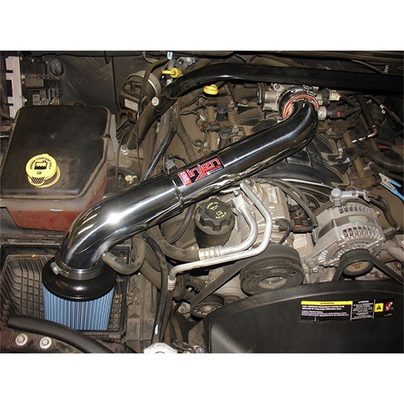 Injen 05-07 Jeep Grand Cherokee WK 4.7L V8 Wrinkle Black Tuned Air Intake w/ MR Tech (PF5012WB)