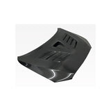 VIS Racing VRS Style Black Carbon Fiber Hood (08MTEV104DVRS-010C)