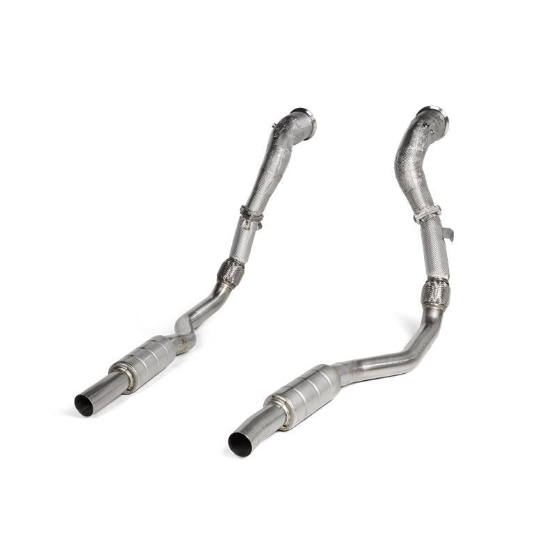 Akrapovic DownPipe (SS) w/Link Pipe Set for 2020 Audi RS6 Avant (C8) (DP/L-AU/SS/1)