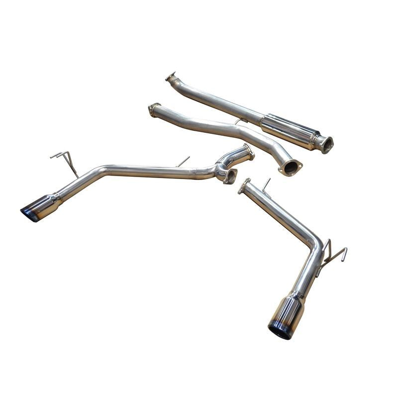 Injen 16-18 Honda Civic 1.5L Turbo 4Cyl 63mm SS Cat-Back Exhaust w/ Dual Burnt Titanium Tips (SES1572TT)